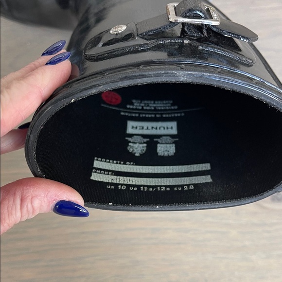 Hunter Glossy Black Waterproof Boots - Picture 5 of 5